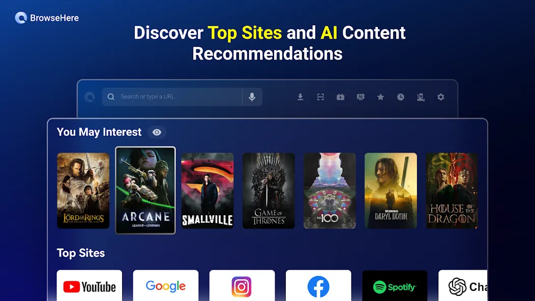 Browser TV Web - BrowseHere screenshot 8