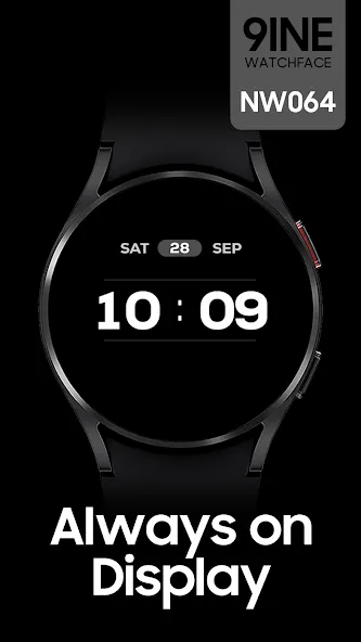 NW064: Digital watch face screenshot 5