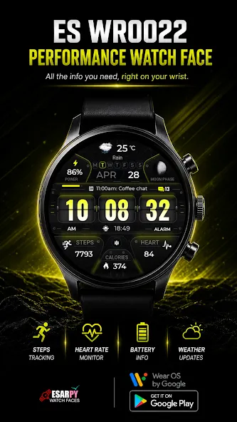 ES WR0022 – Sport Watch Face screenshot 1
