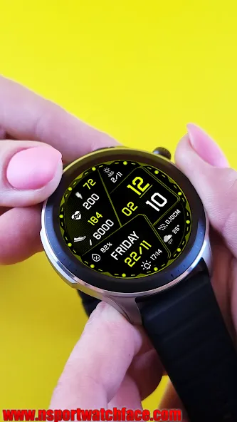 N-SPORT717 Digital Watch Face screenshot 5