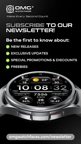 OMG 452 - Digital Watch Face screenshot 8