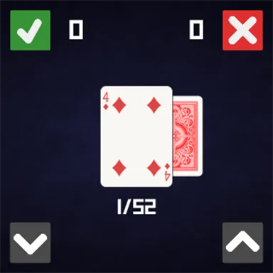 Higher Lower Card Game - Wear screenshot 1