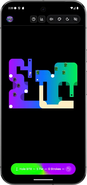Neon Mini Golf Offline No Wifi screenshot 8
