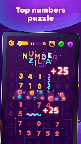 Numberzilla: Number Match Game screenshot 10