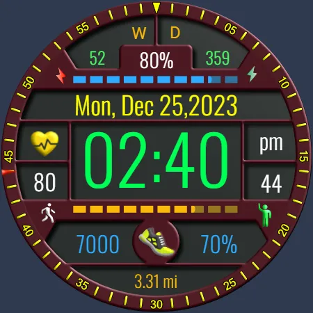 Iris503 Digital Watch Face screenshot 15