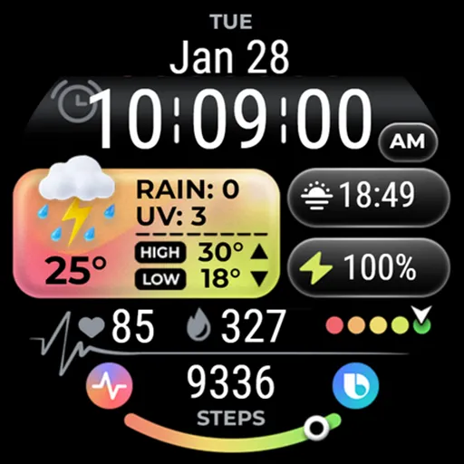 Weather Watch Face - OMG 101 screenshot 28