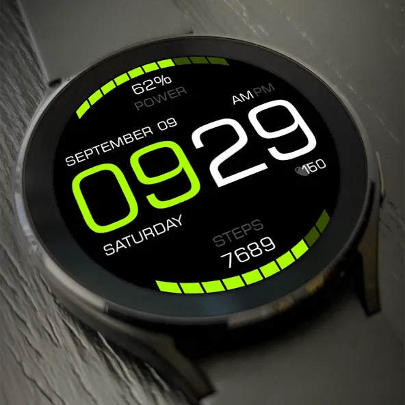 Key088 Futuristic Watch Face screenshot 2