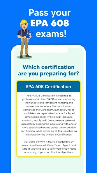 EPA 608 Exam Prep & HVAC Test screenshot 1