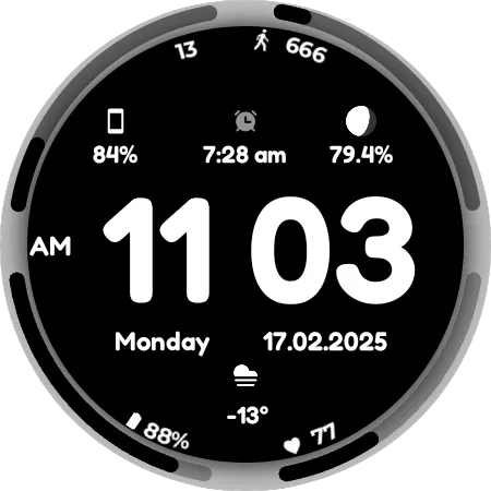 GRBL Bars Watchface screenshot 7