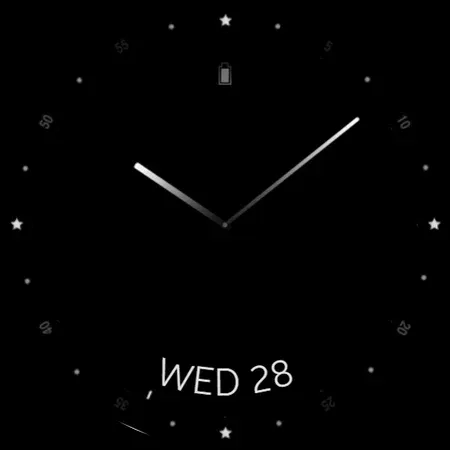Minimal Black v20 Watch Face screenshot 9