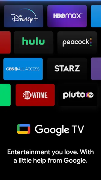 Google TV screenshot 1