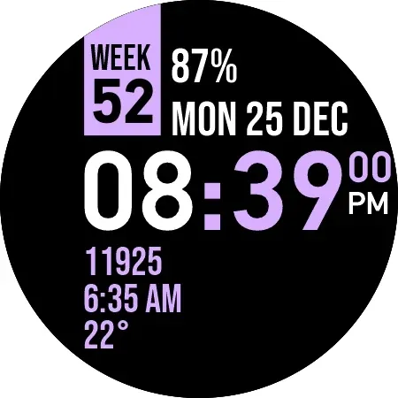 Week Watch Face screenshot 38