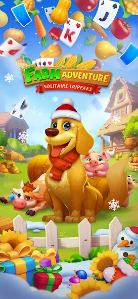 Solitaire Farm Adventure screenshot 1