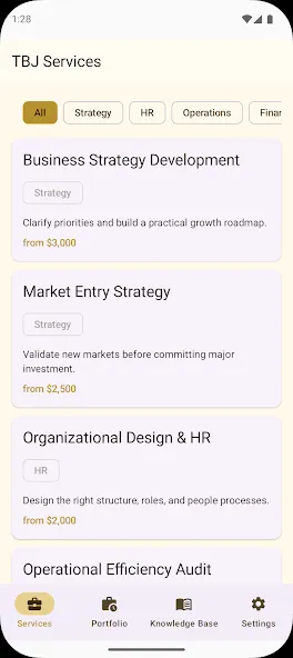 TBJ Services screenshot 1