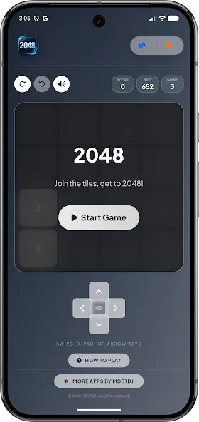 2048 Pro Offline Glass Edition screenshot 10