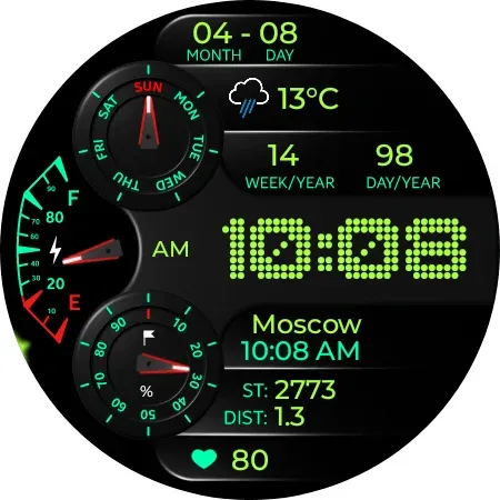 Chester Evolution watch face screenshot 18
