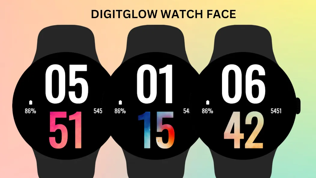 DigitGlow Watch Face screenshot 7