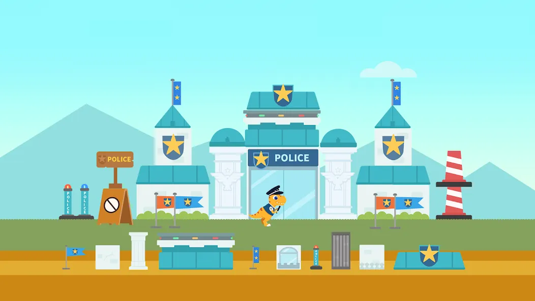 恐龙城市 - 儿童创造力培养,教育益智应用 screenshot 3