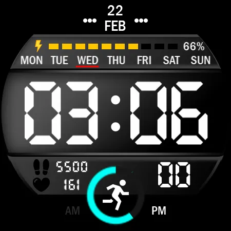 Key024 Digital Watch Face screenshot 25