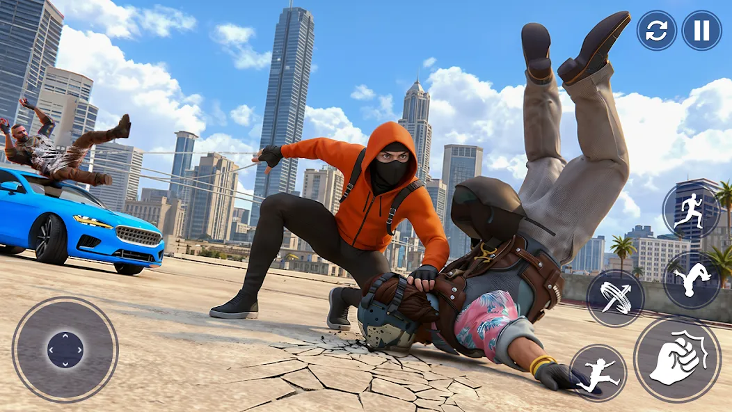 Flying Spider Hero City Action screenshot 4