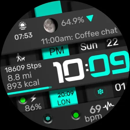 Digital Watch Face CRC042 screenshot 14