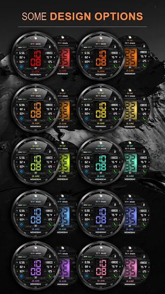 WFP 051 Military watch face screenshot 2