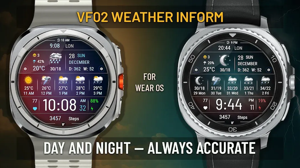 VF02 Weather Inform Watch Face screenshot 2