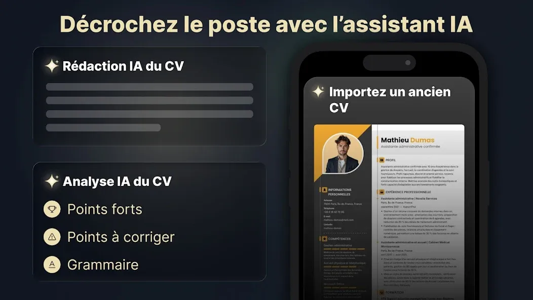 CV Maker - Créateur Resume AI screenshot 2