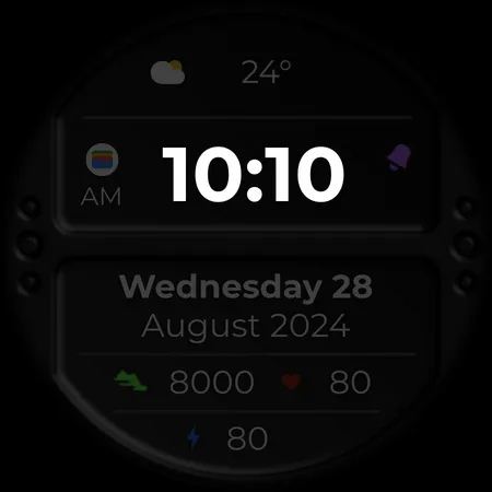 DADAM80: Digital Watch Face screenshot 24