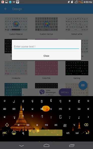 Frozen Keyboard - Myanmar screenshot 9