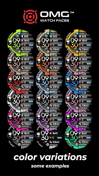 OMG 230 - Digital Watch Face screenshot 8
