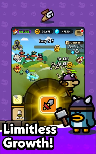 Hero Dino: Idle RPG screenshot 19