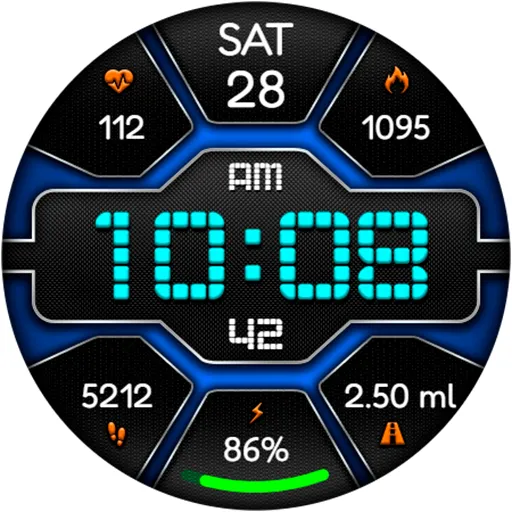 Digital Pulse URX12 Watch face screenshot 21