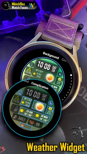 Weather Widget Watch Face screenshot 8