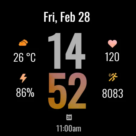 Minimal Watch Faces screenshot 40