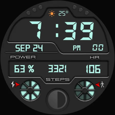 Modern Digital Watch Face screenshot 40