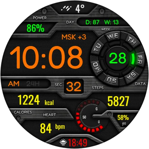 DIGI FRANDOM CTS19 Watch face screenshot 20