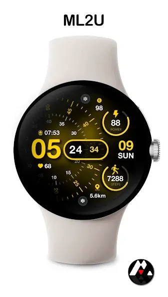 ML2U 215 Watch Face screenshot 1