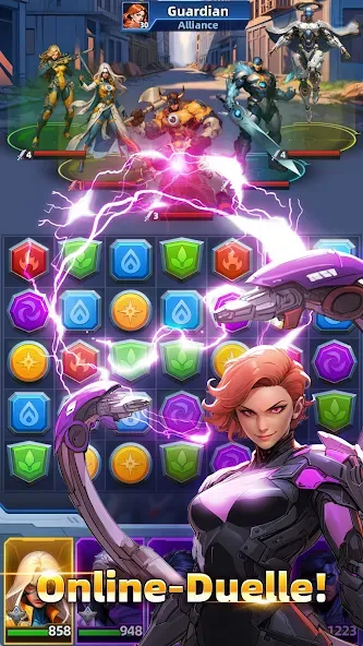 Superhelden & Puzzle: Match3 screenshot 4