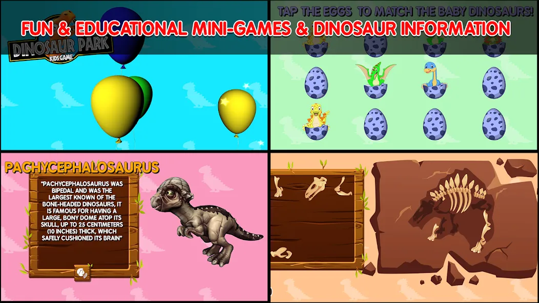 Dinosaur Park 子供のためのゲーム screenshot 28