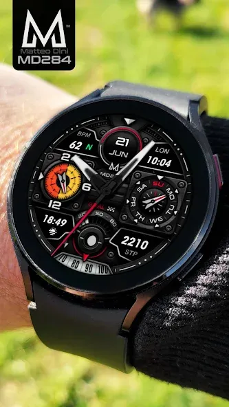 MD284 Analog watch face screenshot 7