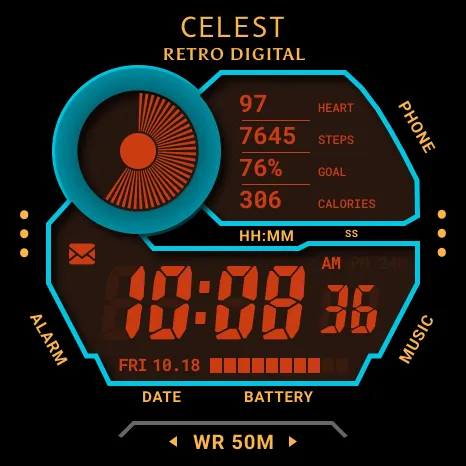 CELEST5536 Retro Digital Watch screenshot 28