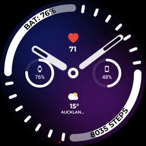 Night ver 42 - watch face screenshot 22