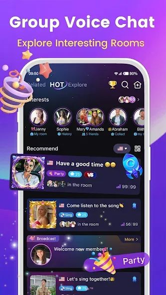 Hiya-Group Voice Chat screenshot 1
