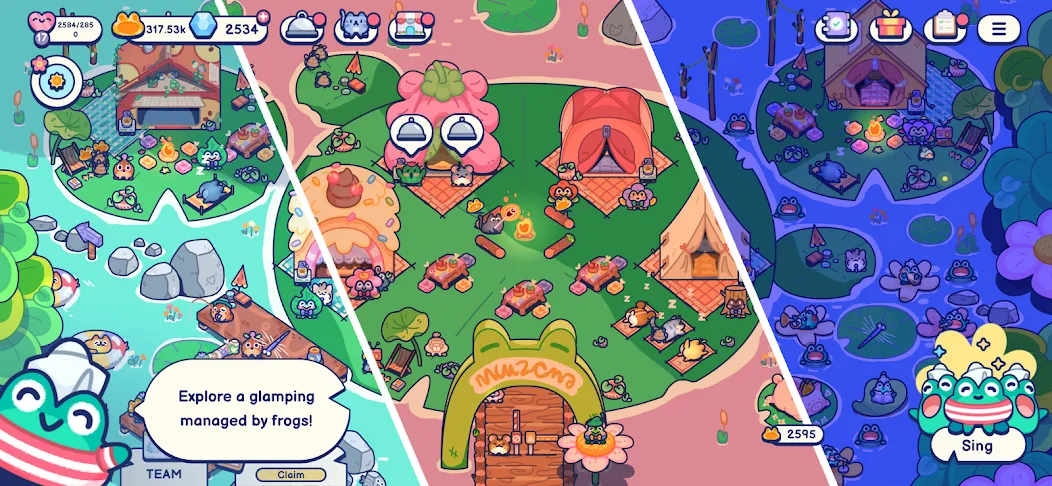 Pond Pals: Cozy Glamping Game screenshot 2