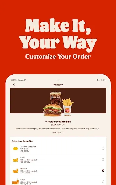 BURGER KING® App screenshot 14