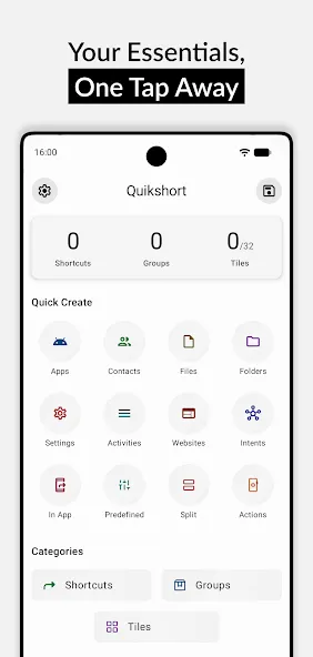 Quikshort: Shortcut Creator screenshot 1