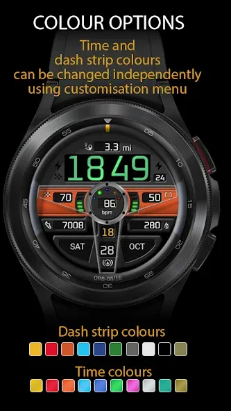 ORB-08 - The Driver WatchFace screenshot 4