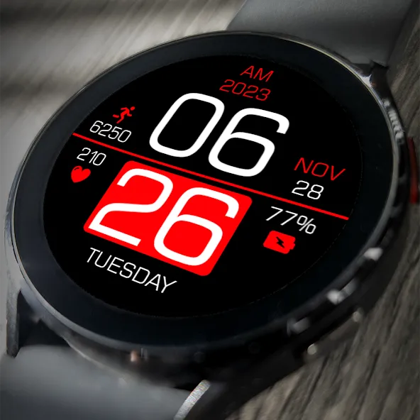 Key108 Digital Watch Face screenshot 1