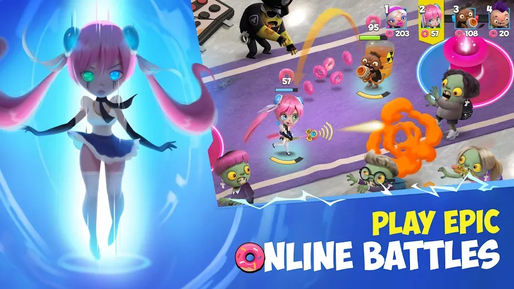 Donut Punks: Online Epic Brawl screenshot 6